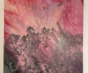 Über Mich dragon of ash and rose 40x40