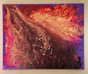 Über Mich toruk firebound relic (with glitter) 100x80