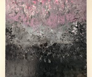 Über Mich the edge of the abyss 70x90