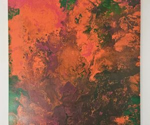 Über Mich the forest that burned back 80x60